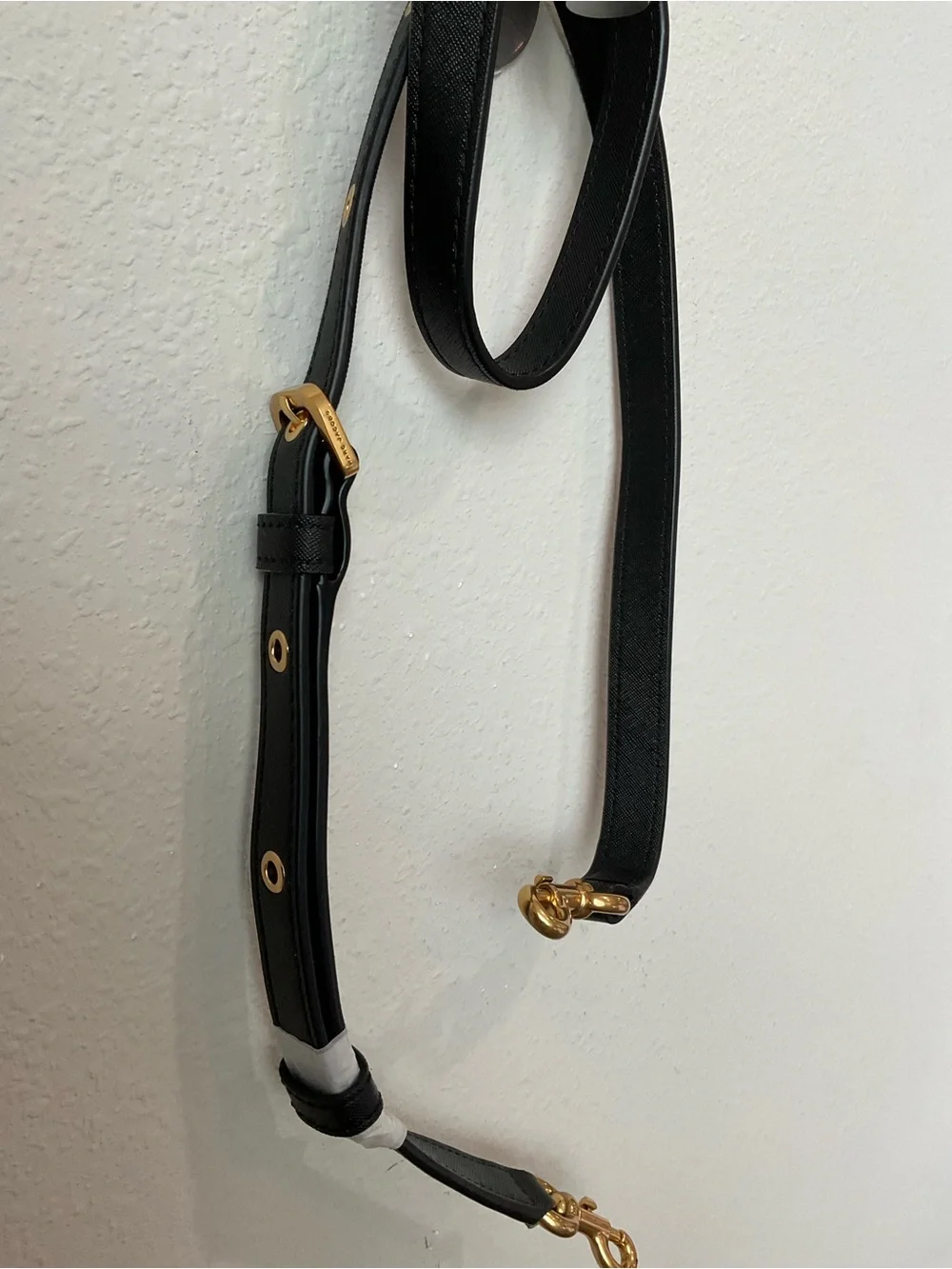 Marc Jacobs Black Duffel with Gold Accents
